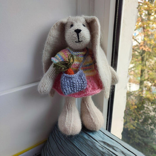 Handmade Knitted Bunny Couple