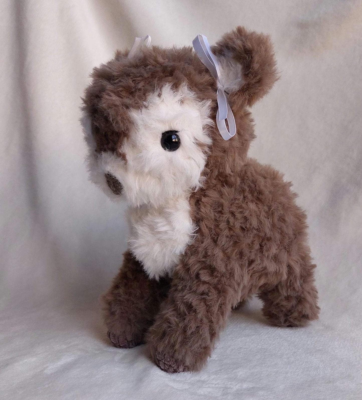 Crochet Fluffy Deer 10.6 inches