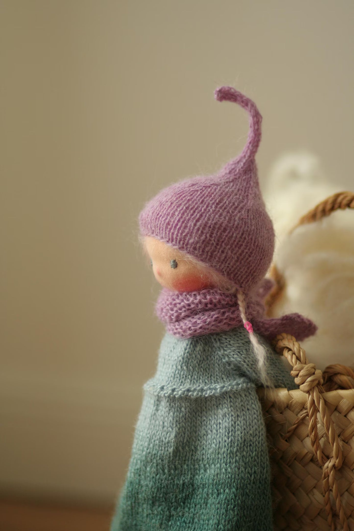 Knitted Doll 14 inches