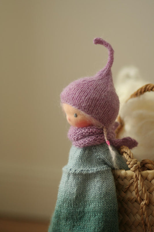 Knitted Doll 14 inches