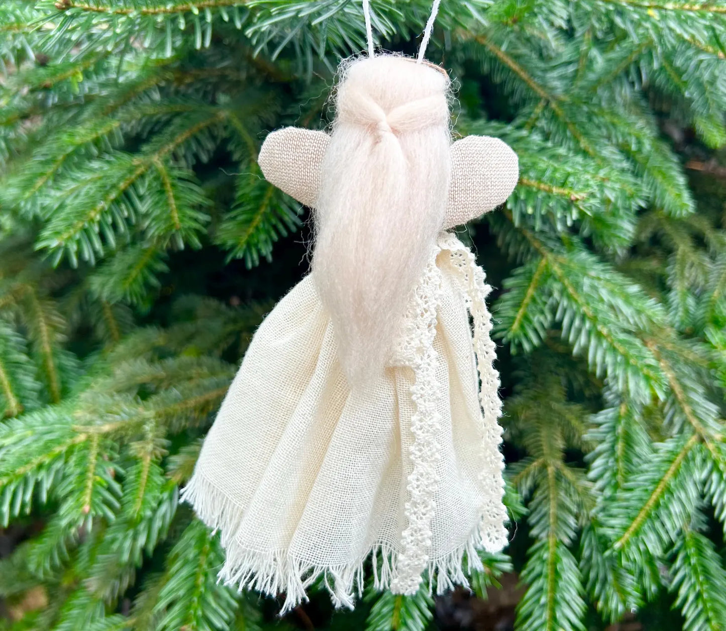 Rustic Christmas Angel 6.3 inches