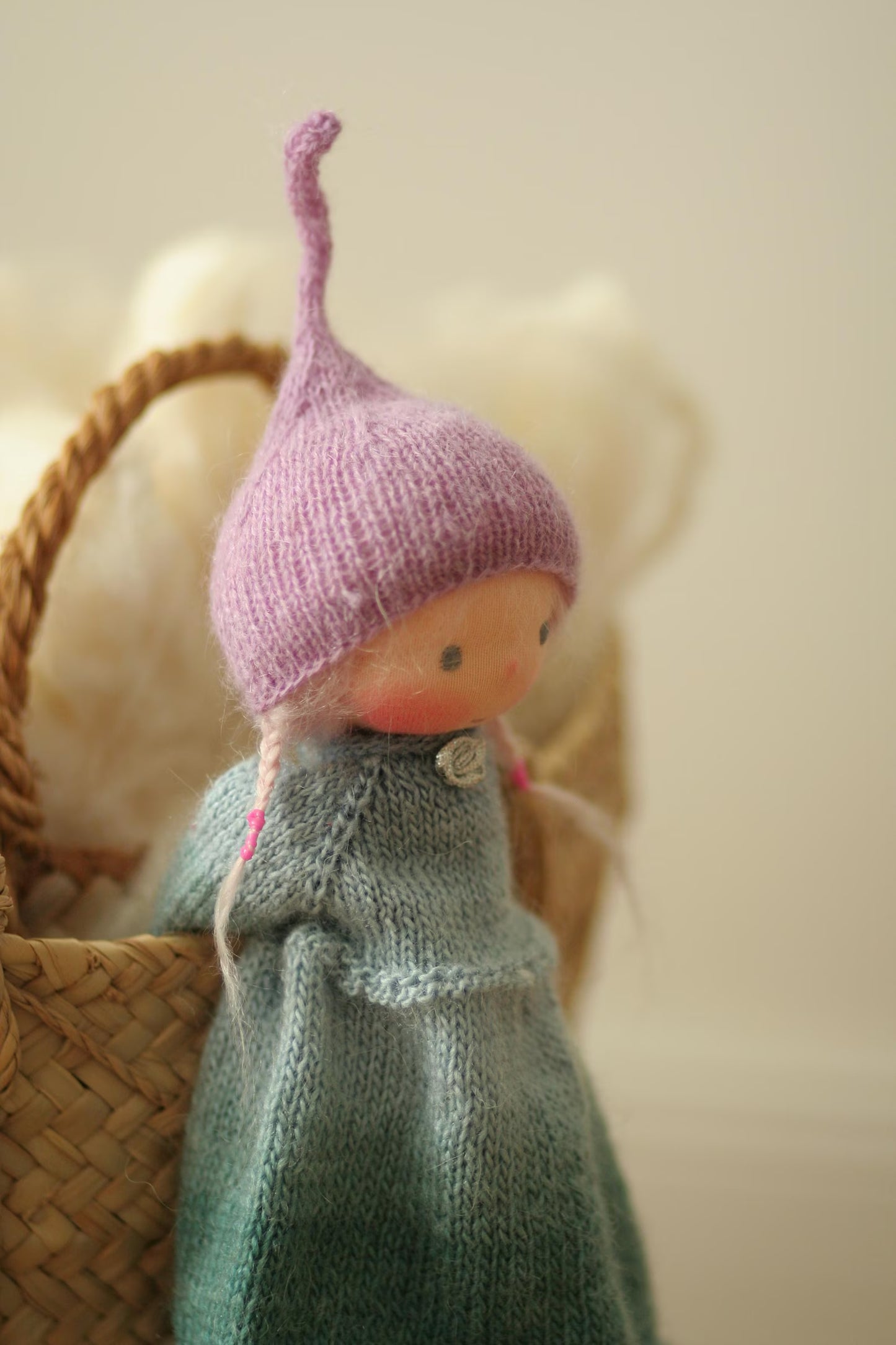 Knitted Doll 14 inches