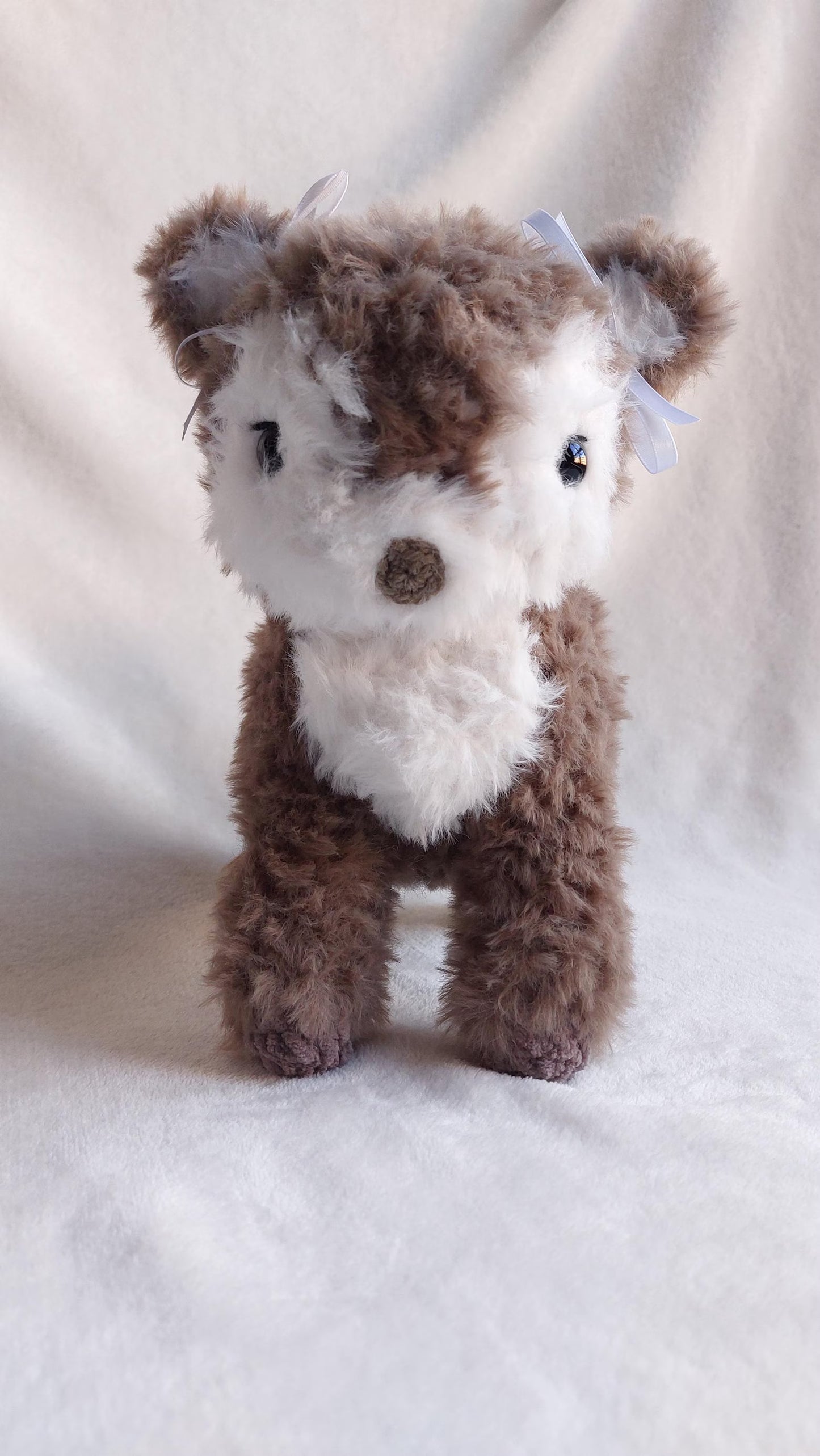 Crochet Fluffy Deer 10.6 inches