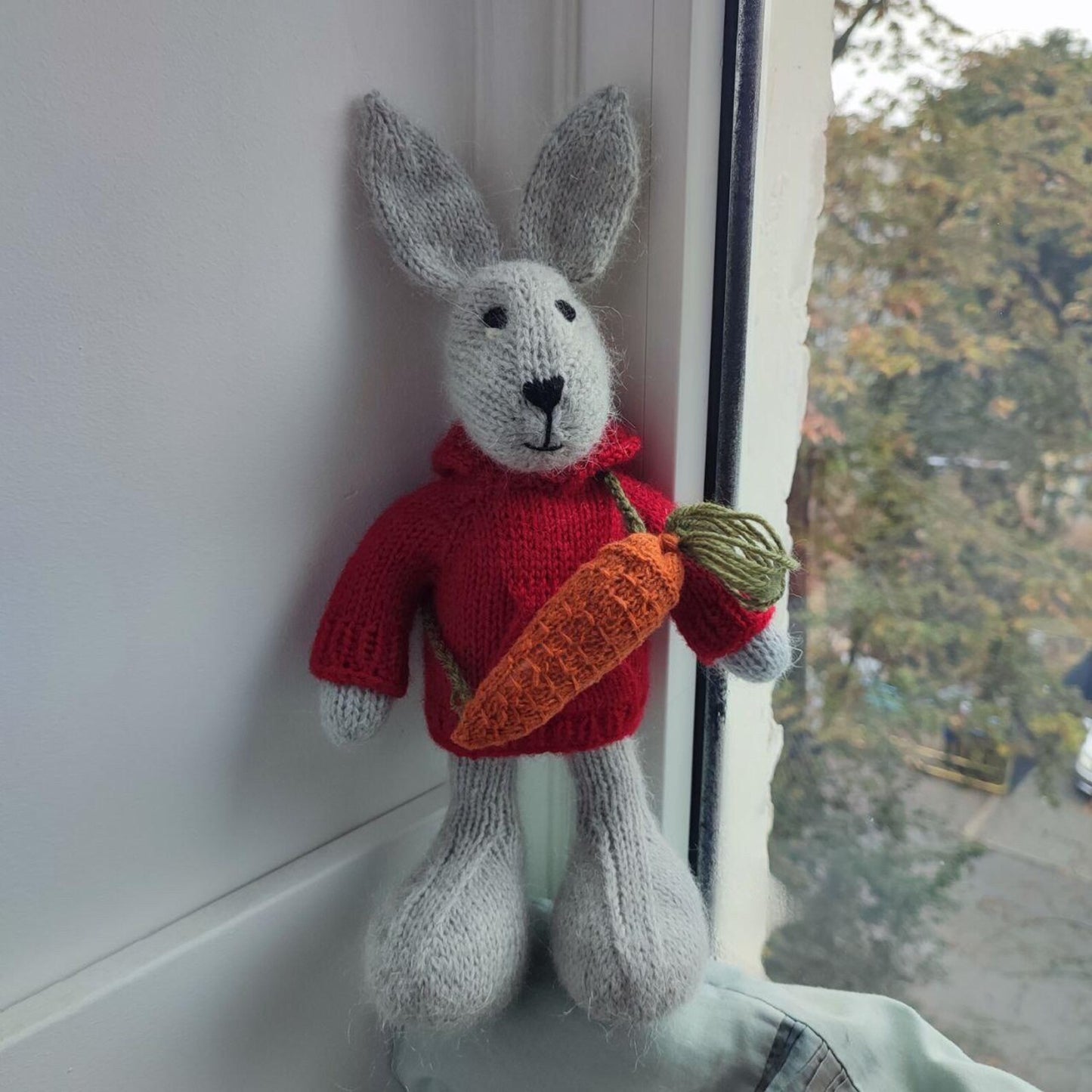 Handmade Knitted Bunny Couple