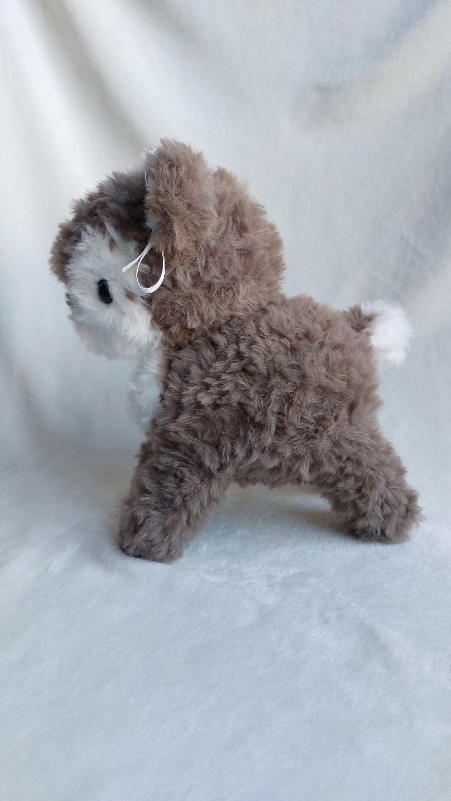 Crochet Fluffy Deer 10.6 inches